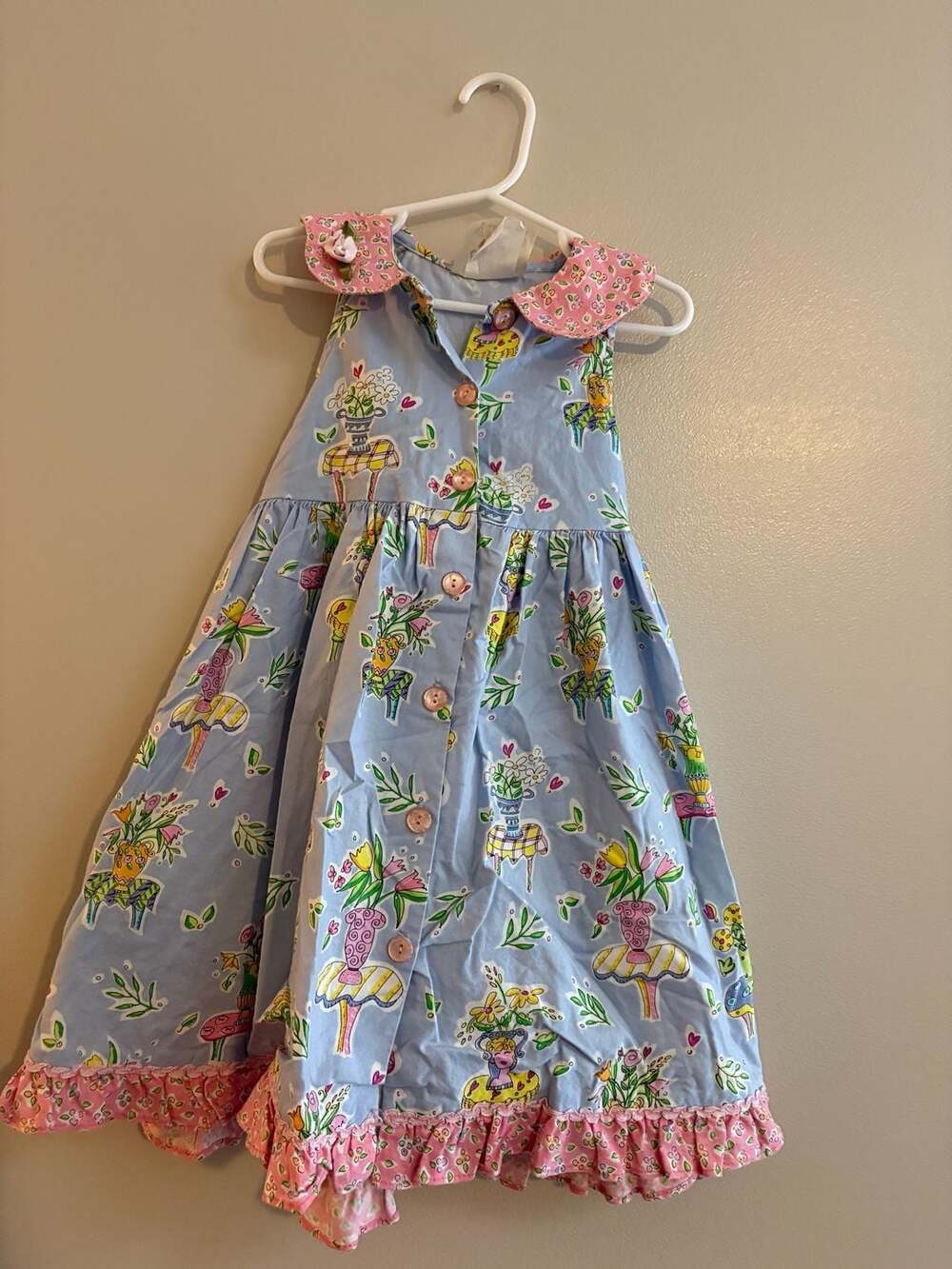 Chicken Noodle San Francisco Floral Print Dress Size 4